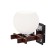 Bra Narita, 1x100W E27 wenge, chrome