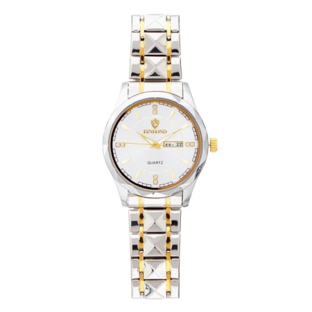 Men's wrist watch, with calendar, D-4.2 cm, strap L-26 cm, 3 atm, silver