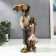 Polystone souvenir "couple on the heart under an umbrella" 22.5x11x14.5 cm