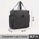 Thermosuma with a zipper 8.7 l, 2 external pockets, color gray color