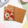 Postcard-Shildik "Happiness and Beauty!" craft, multi -colored flowers, 5.5x8.5 cm