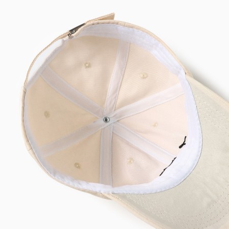 Male baseball cap with minaku inscriptions Beige color, river 58-3