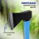 Top forged tundra, Fiberglass rubberized ax 38 cm, 800 g