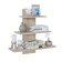 Wall -mounted shelf, 600 × 212 × 600 mm, sonoma oak color