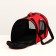 Bag - Animal carrying, 2 entrances, 40 x 25 x 28 cm, red