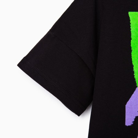 T -shirt Children's Minaku Graffiti, Black Color, Height 116-10