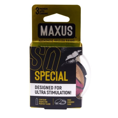 Maxus Air Special condoms, dotted-refresh 3 pcs.-1