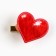 Hair hairpin -spinning "heart", 3.5 x 3 cm