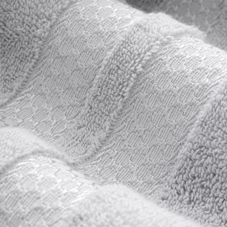 Set of towels, size 50x90 cm - 2 pcs, 70x140 cm - 2 pcs, color is cold gray-2