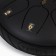 Musical instrument glucophone, black, 11 petals, 17 x 8 cm