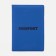 Cover for passport, blue color