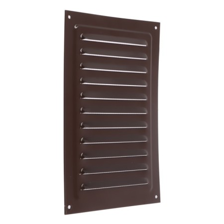 Ventilation grate Zein Lux RM1724KR, 170 x 240 mm, with a grid, metal, brown-4