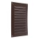 Ventilation grate Zein Lux RM1724KR, 170 x 240 mm, with a grid, metal, brown