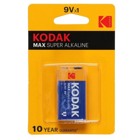 Battery Alkalin Kodak Max, 6LR61-1BL, 9V, Crohn, Blister, 1 pc.