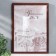 Photo frame pine С14 01/6 wenge 25x35 cm (plastic screen)