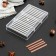 Form for chocolate "straw", 18 cells, 20 × 12 × 2.5 cm, cell 8.5 × 0.5 cm