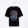Men's T-shirt Minaku "Ocean" Color Black, Rr. 54