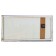 Carty clock is wall-mounted, on canvas, interior, silent "Brooklyn bridge", 40 x 76 cm