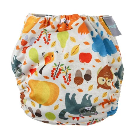 Panties-scammer, reusable, carbon-bamboo fabric, "autumn", from 0-12 months.-3