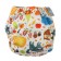 Panties-scammer, reusable, carbon-bamboo fabric, "autumn", from 0-12 months.