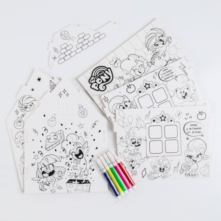 House-coloring 3 in 1 my Little Pony, a set for creativity-1