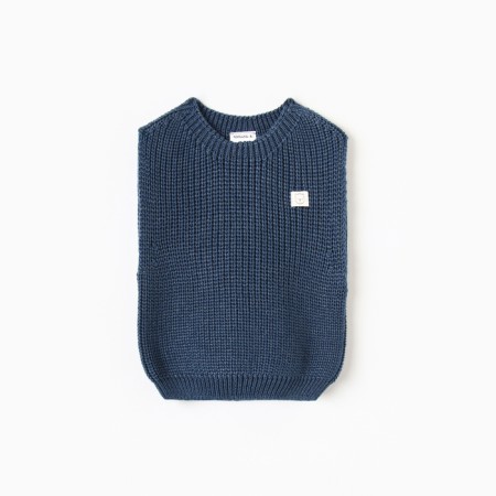 Knitted crumb I, height 68-74 cm, blue