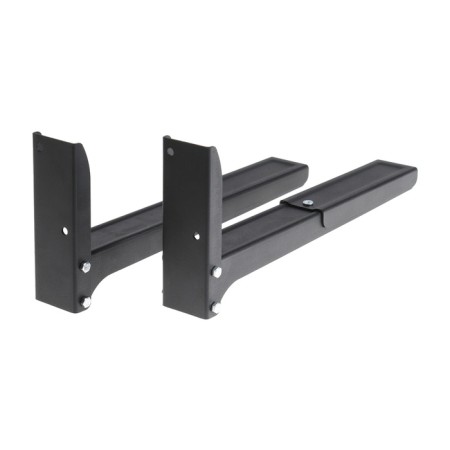 SL-02 bracket, for a microwave oven, adjustable, up to 40 kg, 313-413 mm, metallic, black-1