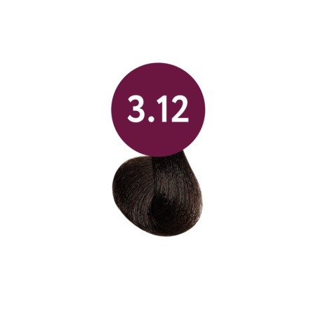 Hair dye OLLIN Professional Megapolis, non -abamic, oil, tone 3/12-1