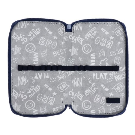 Penal 2 sections, 110 x 190 mm, fabric, "onyx", PCT 11-20 "Bear"-3