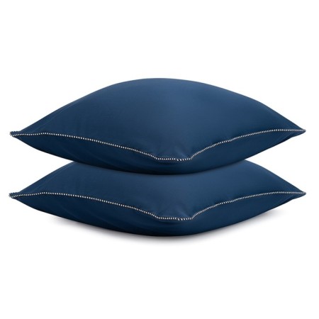 Essential pillowcase set, size 70x70 cm, 2 pcs, dark blue color