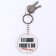 Acrylic keychain with a joke "My strength is not", Diam. 6 cm