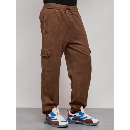 Sports pants, size 56, brown color-21