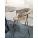 Stefany chair, 515 × 600 × 785 mm, velor, gray color