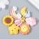 Decor for creativity plastic "Sunny sky" set 7 pcs 2.2x2 cm
