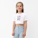 T -shirt Children's shortened KAFTAN "LOVE", p. 28 (86-92 cm), white