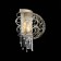 Sconces st. SL1101.201.02. Dolcima. 2x40 watts, E14, 38x32 cm, champagne color