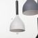 Lamp 2704/3 E27 40W Black-white-gray 30x30x20-90 cm