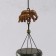 Wind Music Metal "African Elephant" 5 tubes 51x6.5 cm