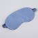 Sleel Mask "Silk", 19 × 10 cm, elastic band is single, the color is dark blue