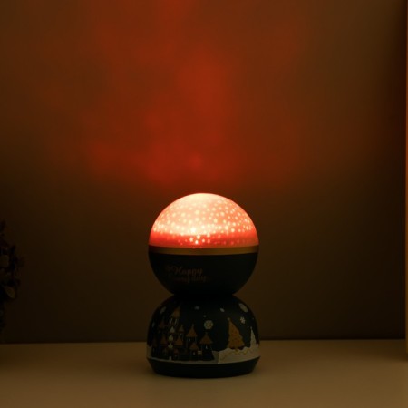 Night Projector "Winter Fairy Tale" LED 3HLR44 Green 9x9x15 cm Risalux-6