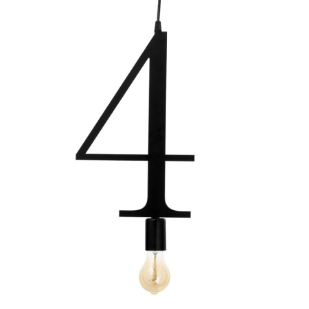 Bayerlux lamp "Figure 4" E27 40W black 35x22 cm-1