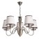 Fiona chandelier, 5x40W E14, bronze color