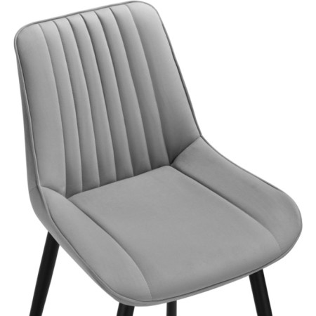 Sedal Seda Metal/velor, black/light gray 50x56x82 cm-4
