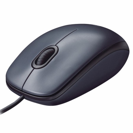 Logitech M90 mouse, wired, optical, 1000 dpi, gray-2