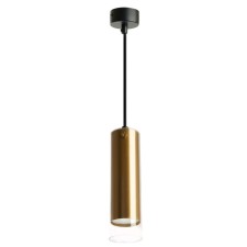 Ceiling light Feron ML1898, IP20, GU10, 35 W, 55x55x200 mm, color gold and black