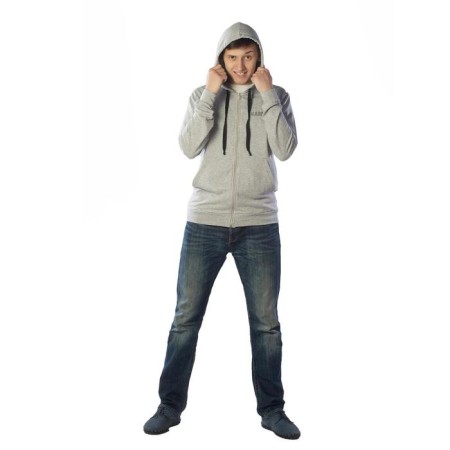 Hoods male, size 48, color gray-melange
