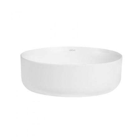 ABBER Bequem AC2108MW sink, invoice, 360x360x120 mm, white, matte-1