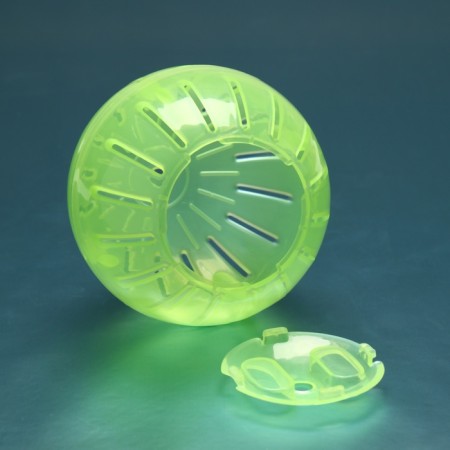 A ball for rodents 10 cm, green-1