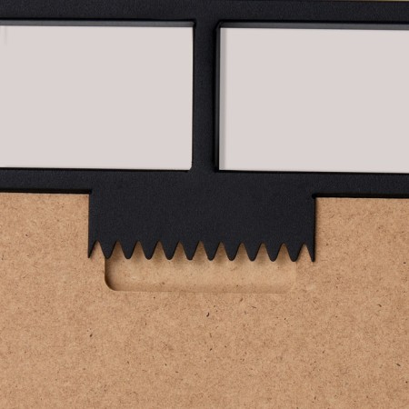 Wall mirror "black ruby", in a rectangular case, 80x45 cm-3