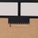Wall mirror "black ruby", in a rectangular case, 80x45 cm